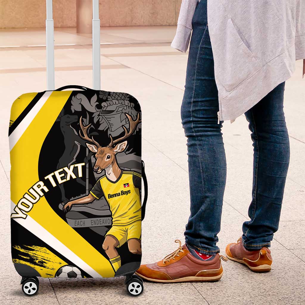 Custom Antigua and Barbuda Football Luggage Cover Go Benna Boys Sporty Deer Mascot LT14