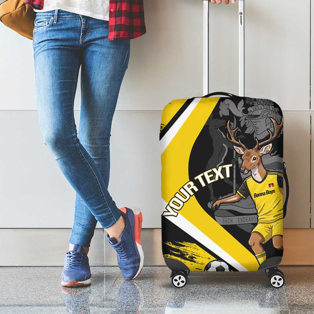 Custom Antigua and Barbuda Football Luggage Cover Go Benna Boys Sporty Deer Mascot LT14