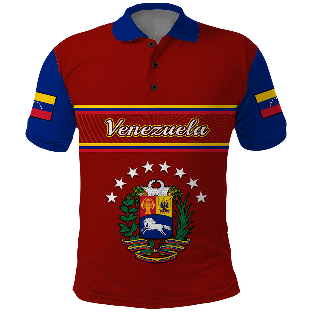 Personalised Venezuela Polo Shirt Coat Of Arms Style 2023 LT14