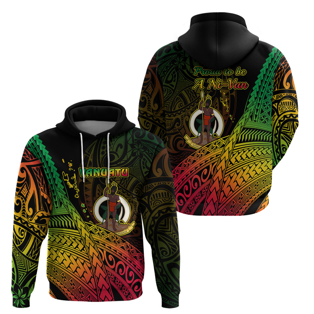 Polynesian Pride Vanuatu Hoodie Proud To Be A Ni-Van LT14