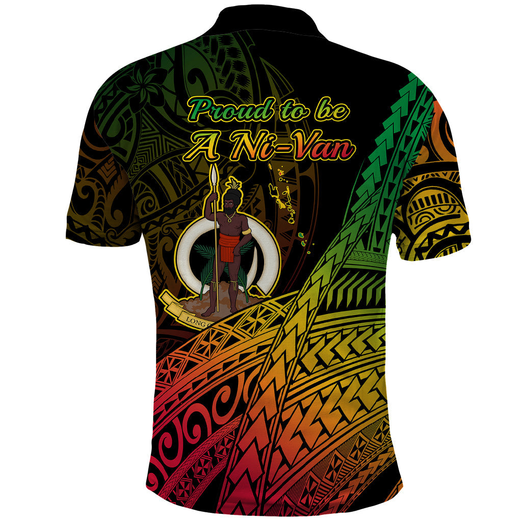 Polynesian Pride Vanuatu Polo Shirt Proud To Be A Ni-Van LT14