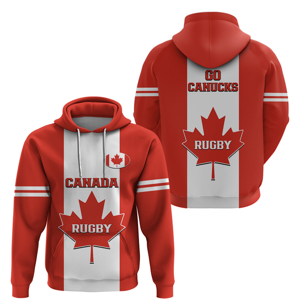 Canada Rugby Hoodie Go Canucks Maple Leaf Pacific  2023 LT14