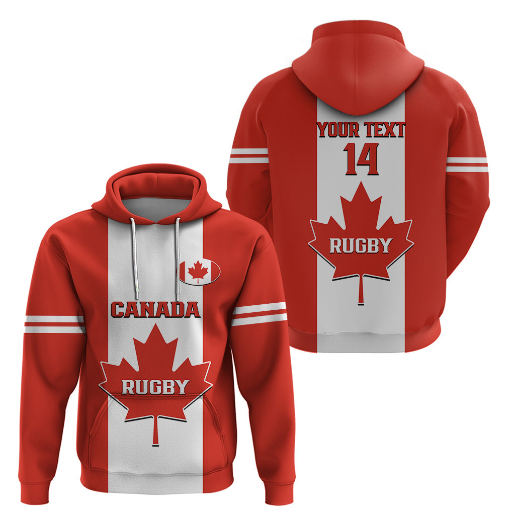 Personalised Canada Rugby Hoodie Go Canucks Maple Leaf Pacific  2023 LT14