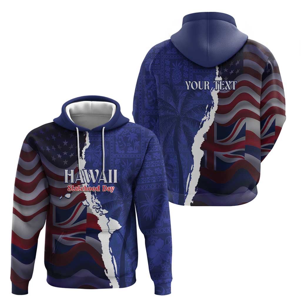 Personalized Hawaii Statehood Day Hoodie 66th Anniversary LT14