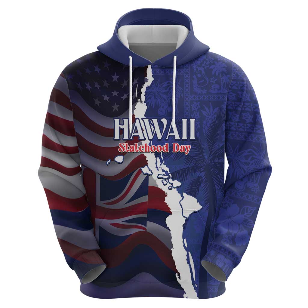 Personalized Hawaii Statehood Day Hoodie 66th Anniversary LT14