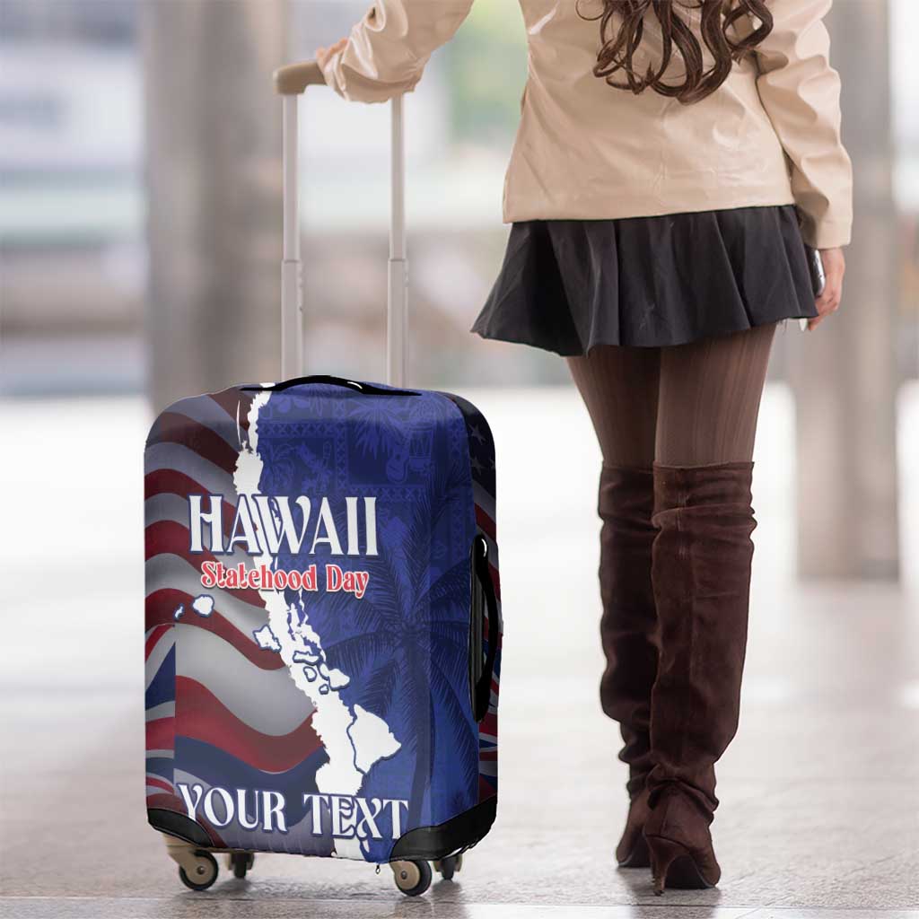 Personalized Hawaii Statehood Day Luggage Cover 66th Anniversary LT14