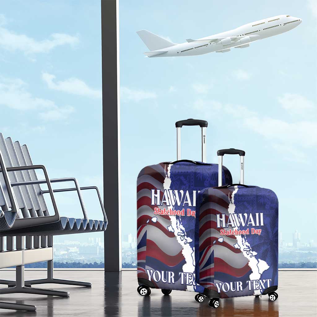Personalized Hawaii Statehood Day Luggage Cover 66th Anniversary LT14
