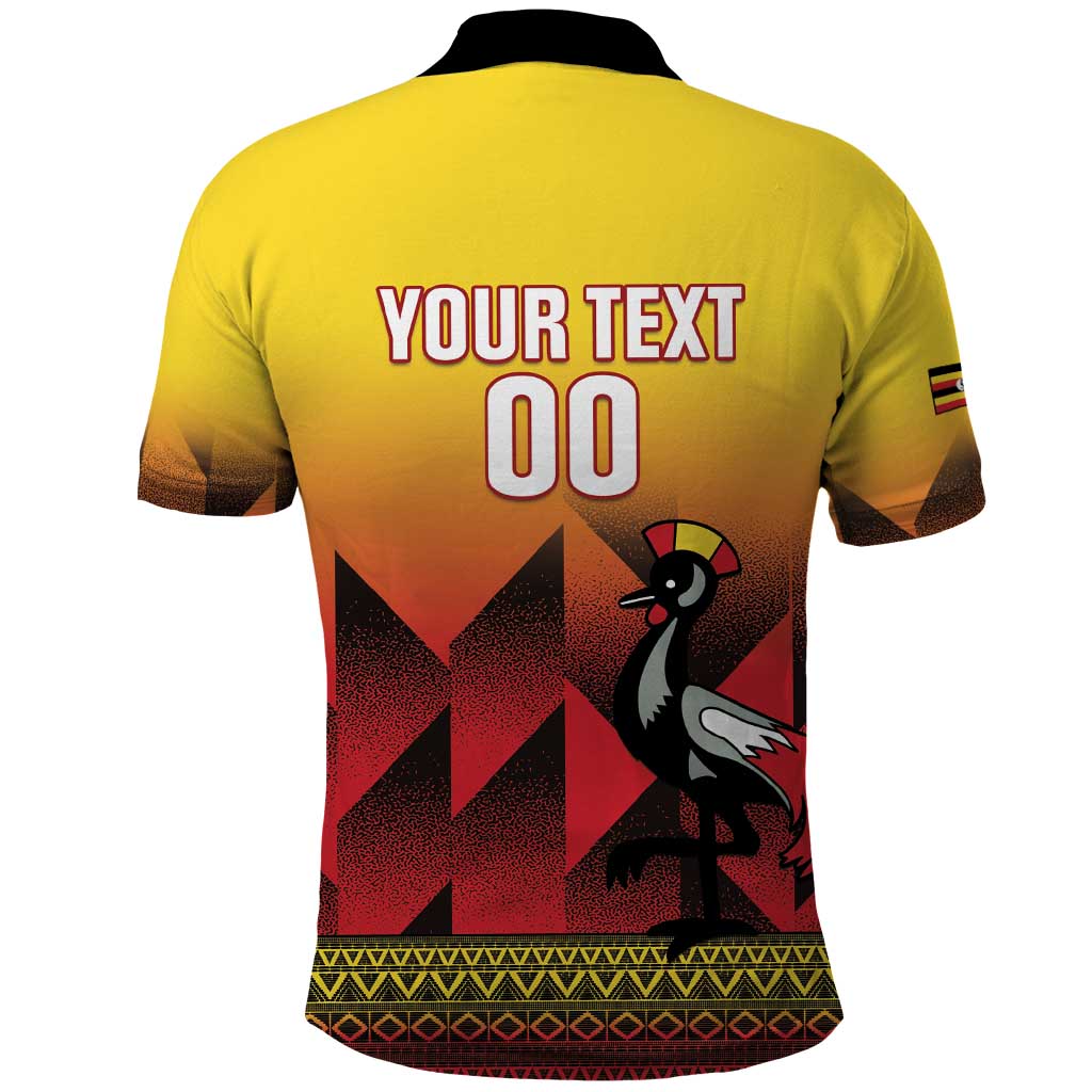 Uganda Basketball Custom Polo Shirt Come On Silverbacks African Pattern LT14