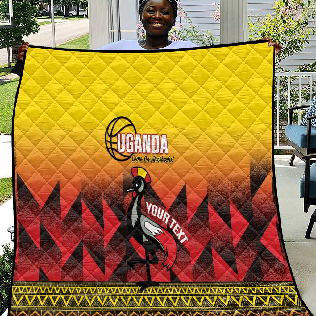 Afro Basketball Custom Uganda Quilt Come On Silverbacks African Pattern LT14