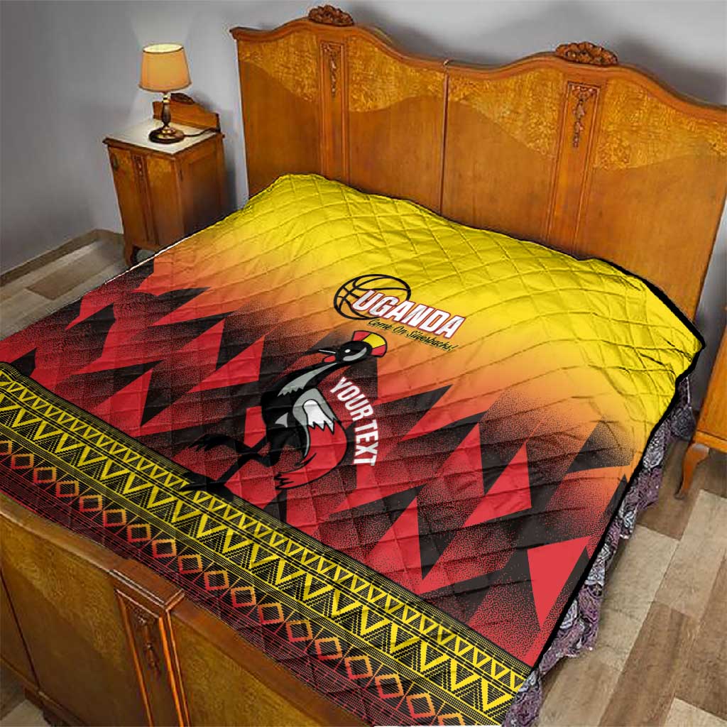 Afro Basketball Custom Uganda Quilt Come On Silverbacks African Pattern LT14