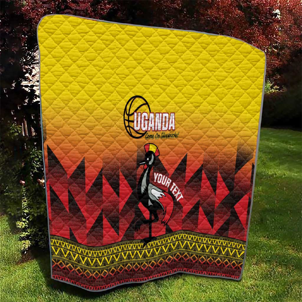 Afro Basketball Custom Uganda Quilt Come On Silverbacks African Pattern LT14