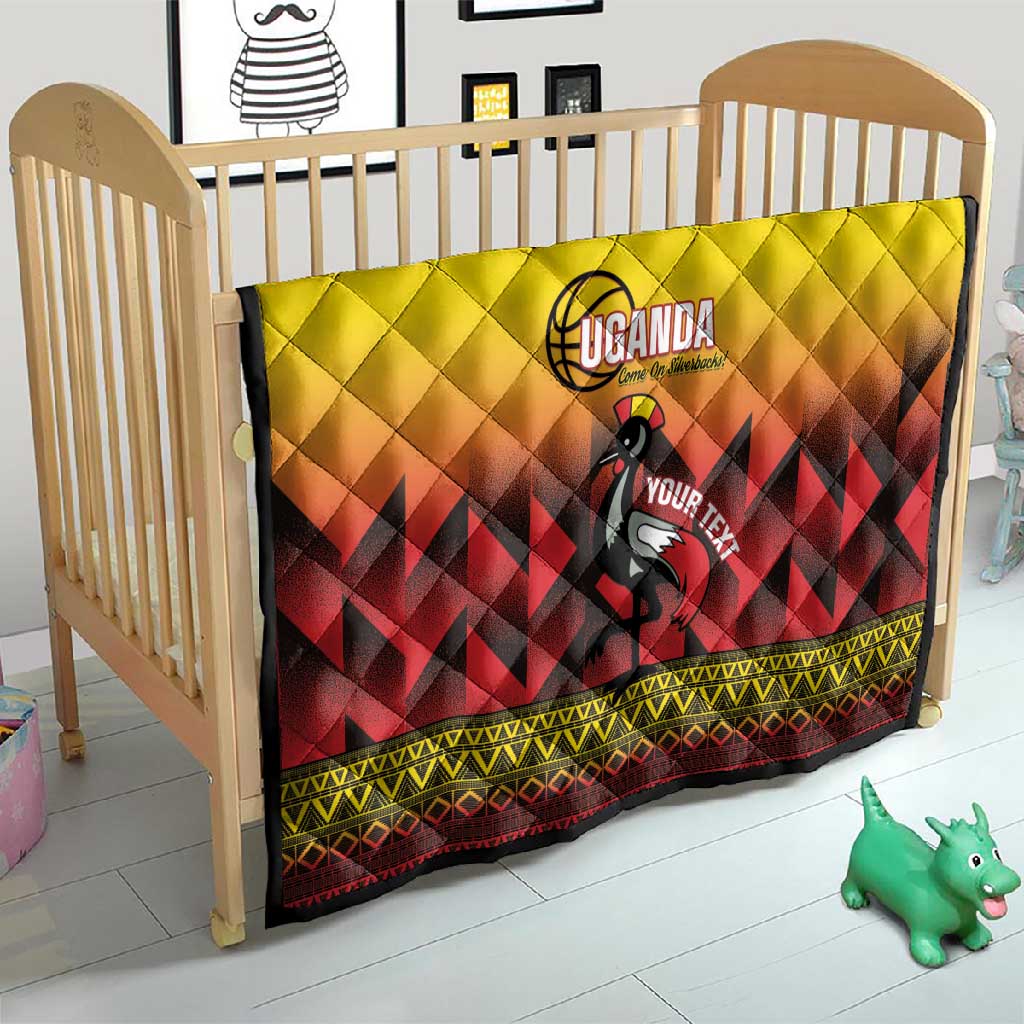 Afro Basketball Custom Uganda Quilt Come On Silverbacks African Pattern LT14