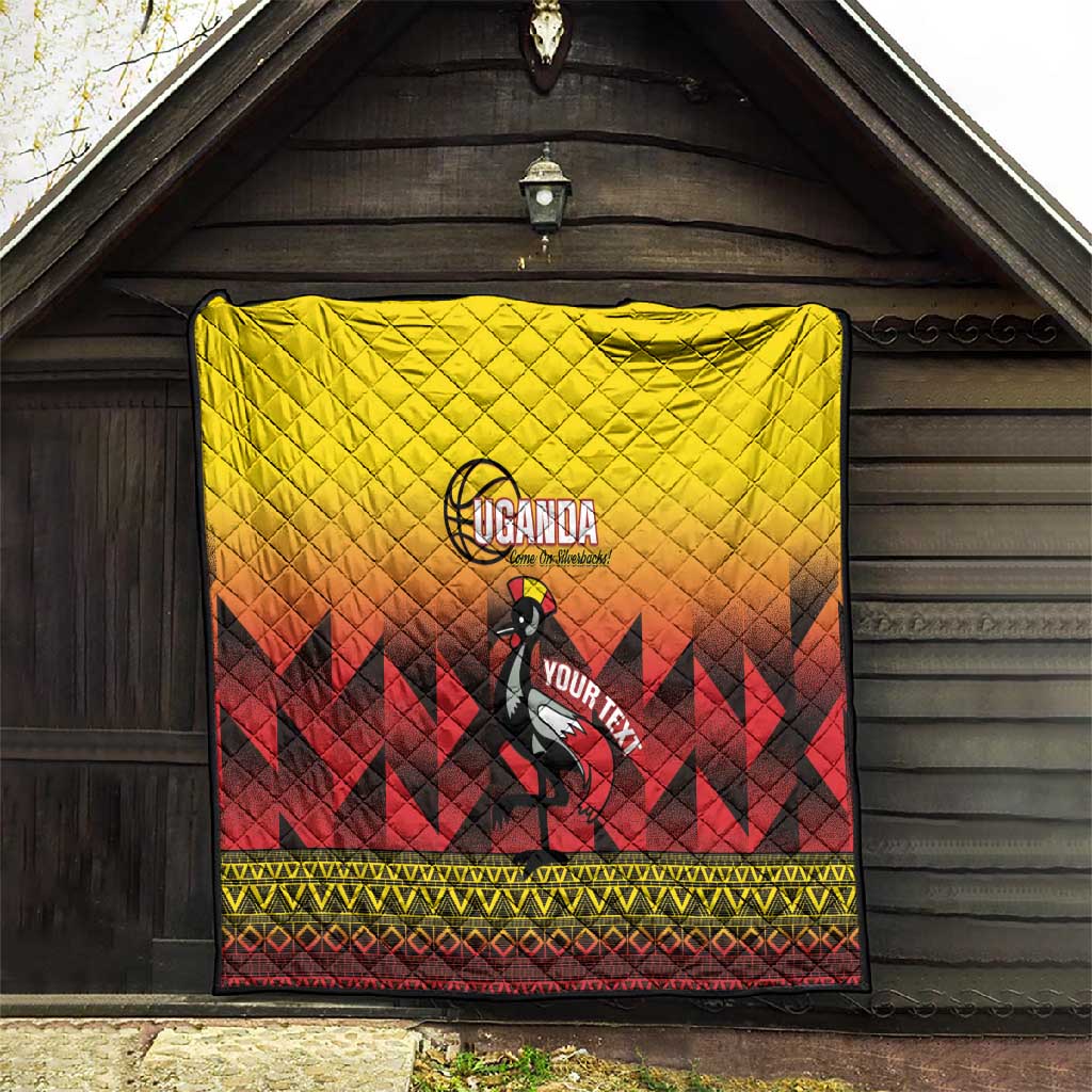 Afro Basketball Custom Uganda Quilt Come On Silverbacks African Pattern LT14