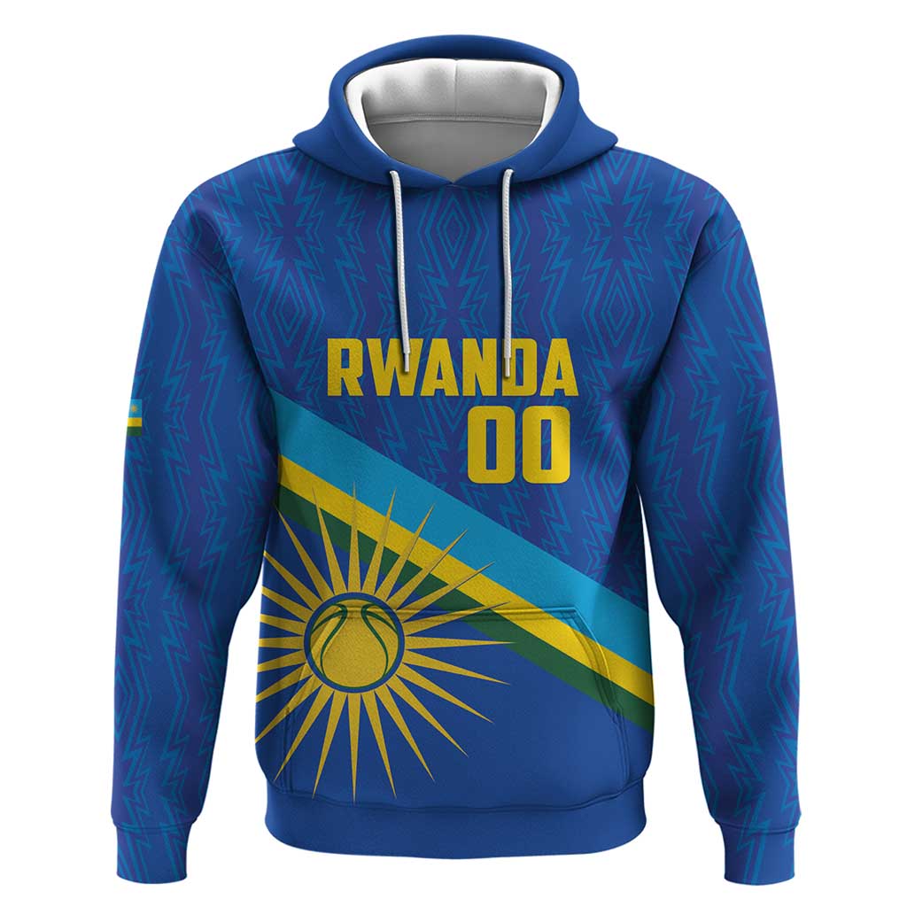 Rwanda Basketball Custom Hoodie Go Champions Imigongo Folk Pattern LT14