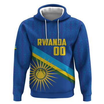 Rwanda Basketball Custom Hoodie Go Champions Imigongo Folk Pattern LT14