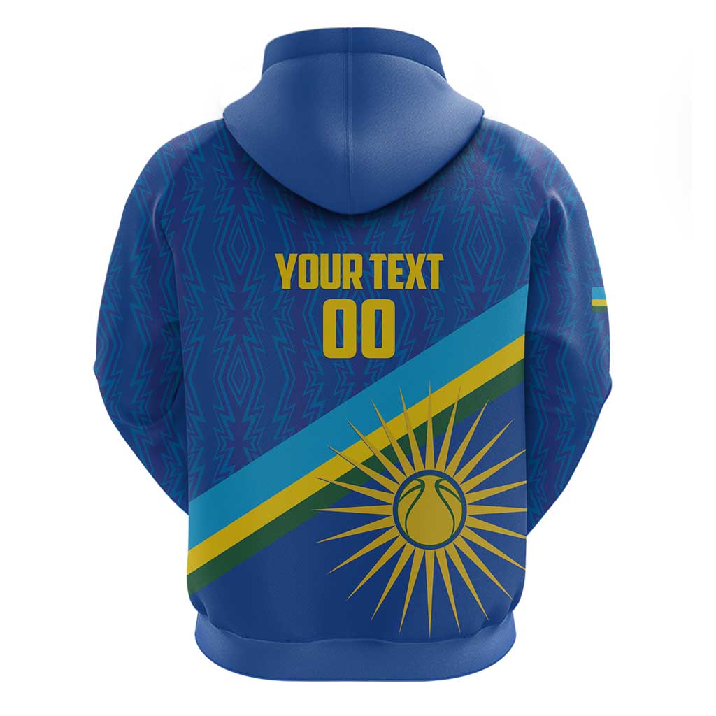 Rwanda Basketball Custom Hoodie Go Champions Imigongo Folk Pattern LT14