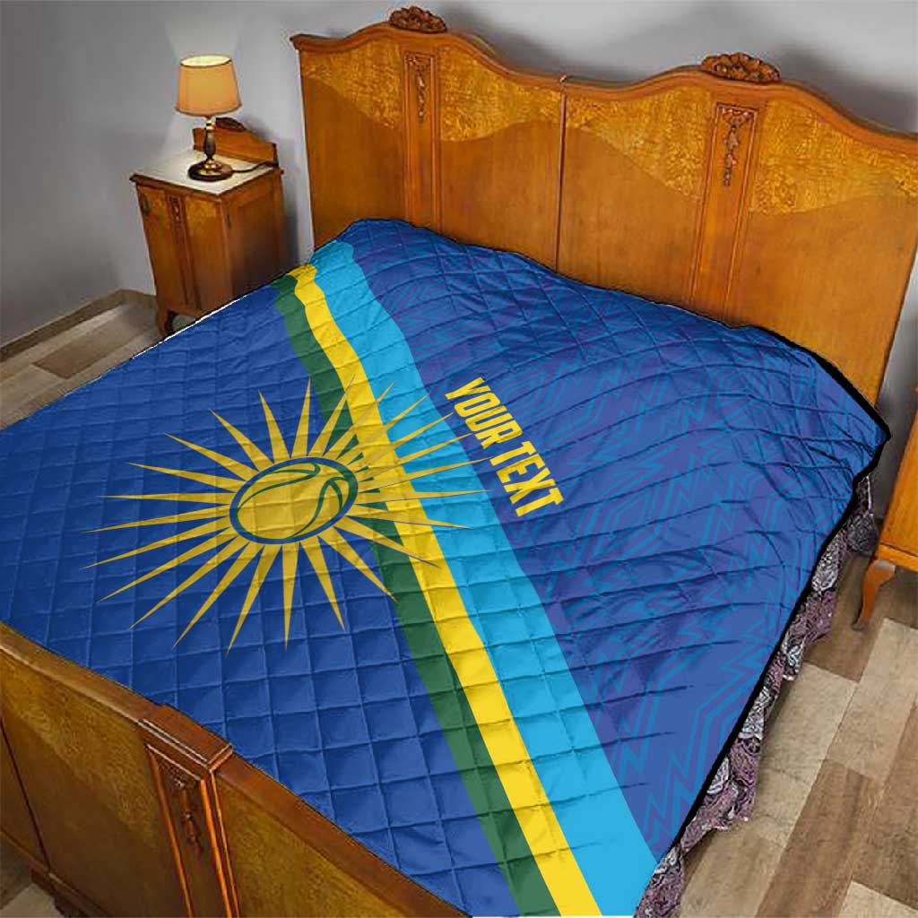 Afro Basketball Custom Rwanda Quilt Go Champions Imigongo Folk Pattern LT14