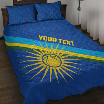 Afro Basketball Custom Rwanda Quilt Bed Set Go Champions Imigongo Folk Pattern LT14
