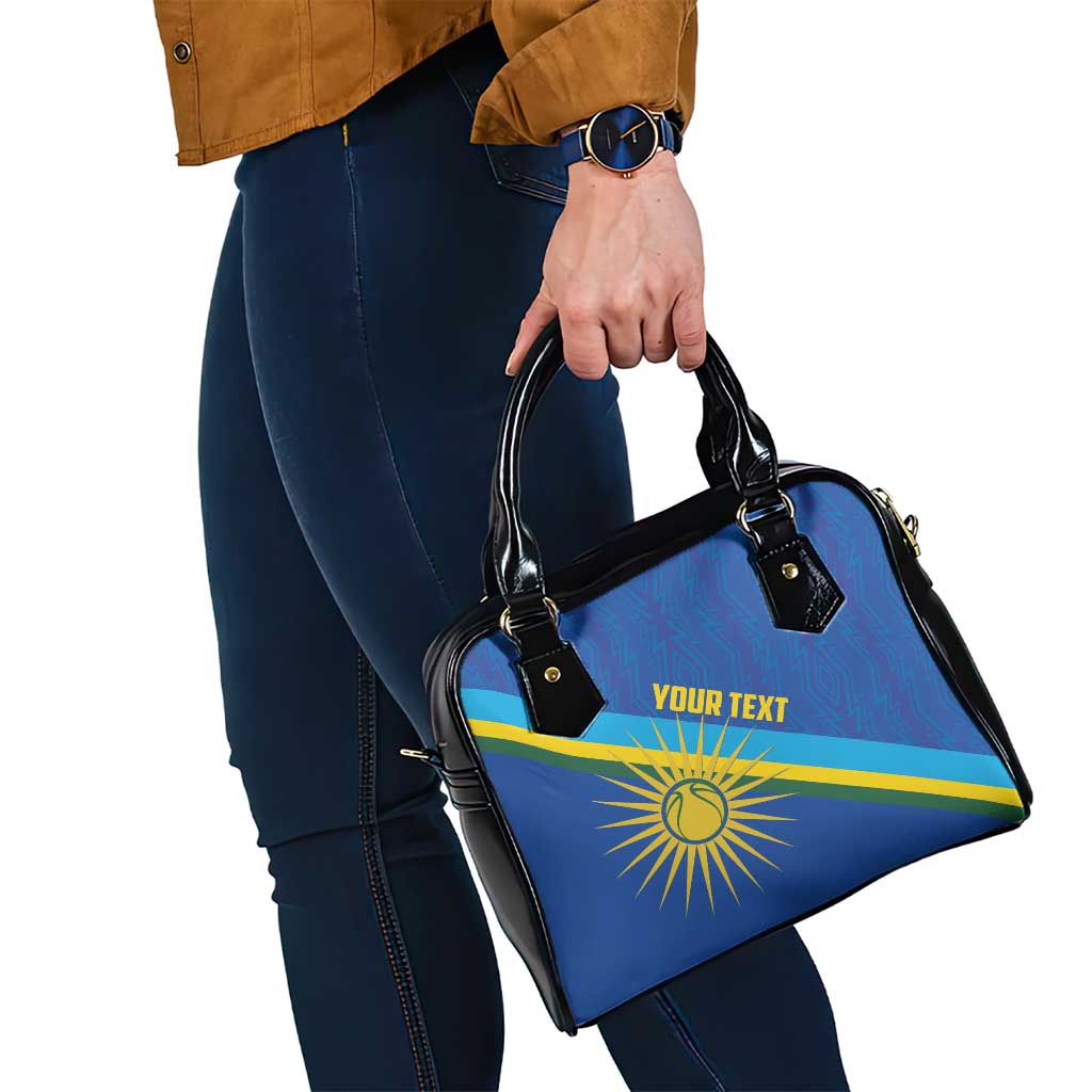 Rwanda Basketball Custom Shoulder Handbag Go Champions Imigongo Folk Pattern LT14
