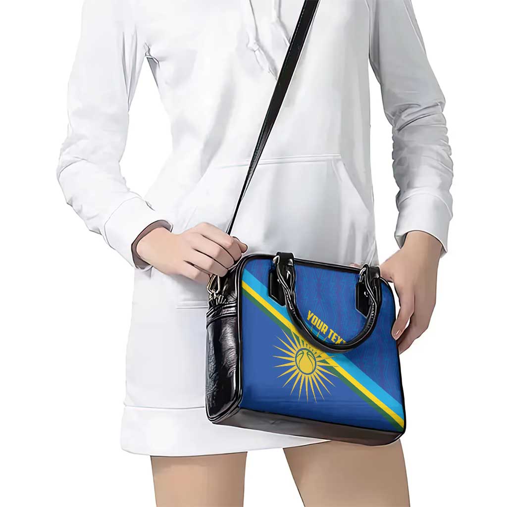 Rwanda Basketball Custom Shoulder Handbag Go Champions Imigongo Folk Pattern LT14