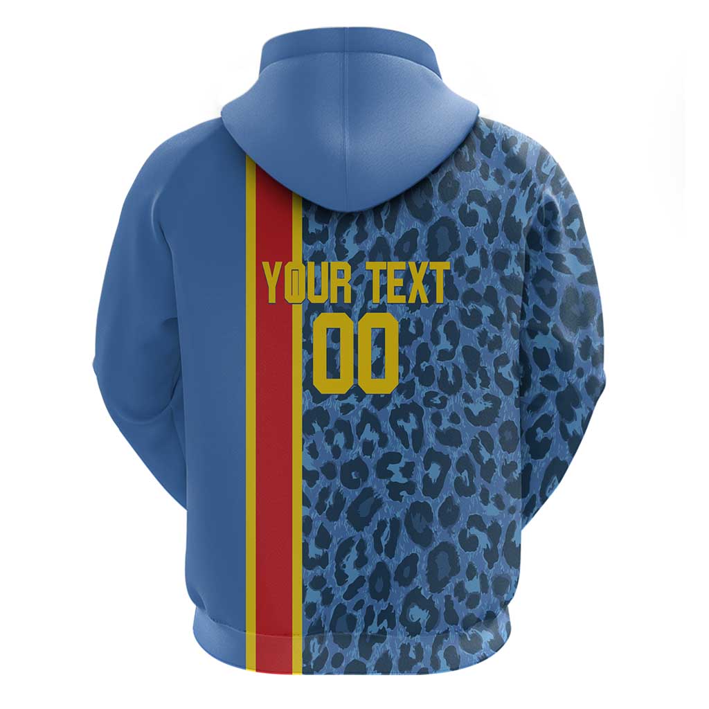 DR Congo Basketball Custom Hoodie Come On Leopards Skin Pattern LT14