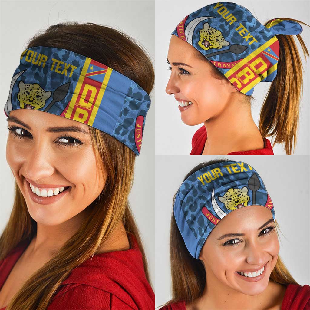 DR Congo Basketball Custom Neck Gaiter Come On Leopards Skin Pattern LT14