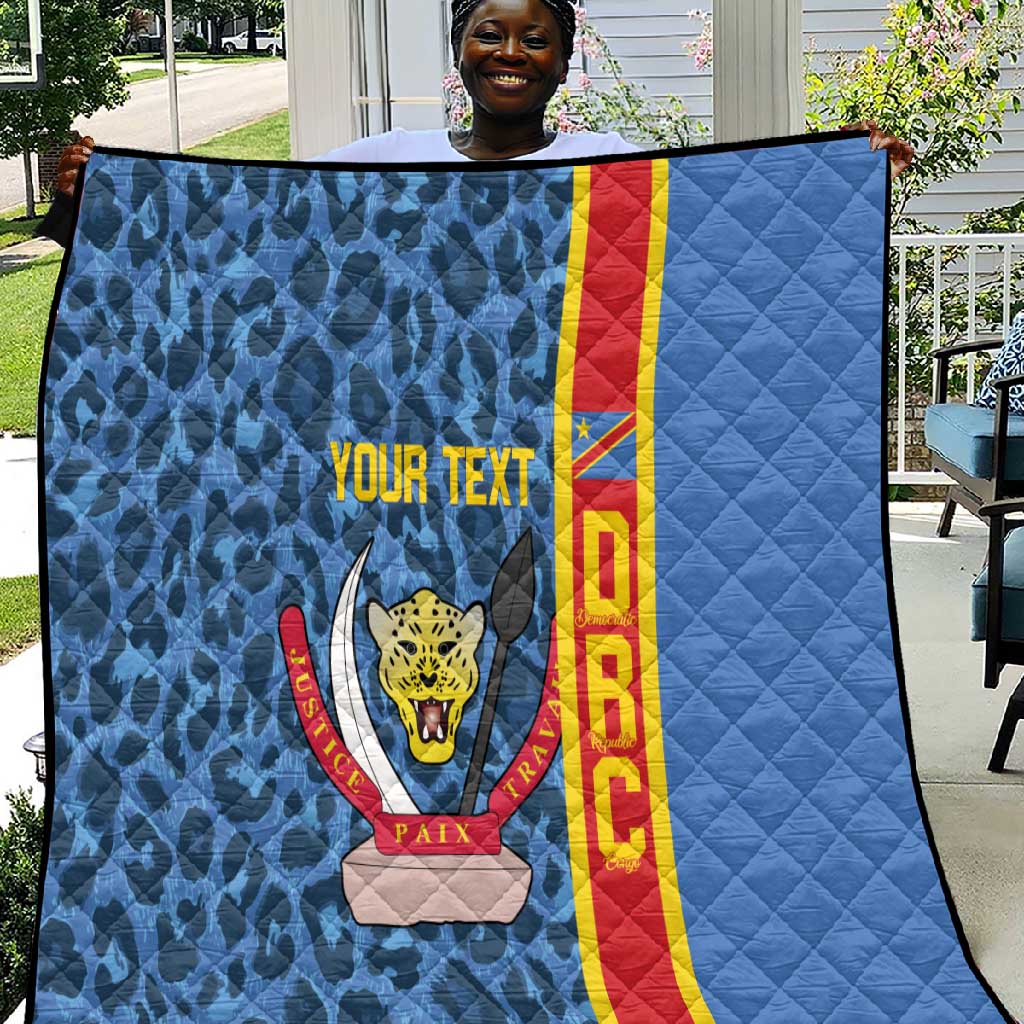 Afro Basketball Custom DR Congo Quilt Come On Leopards Skin Pattern LT14