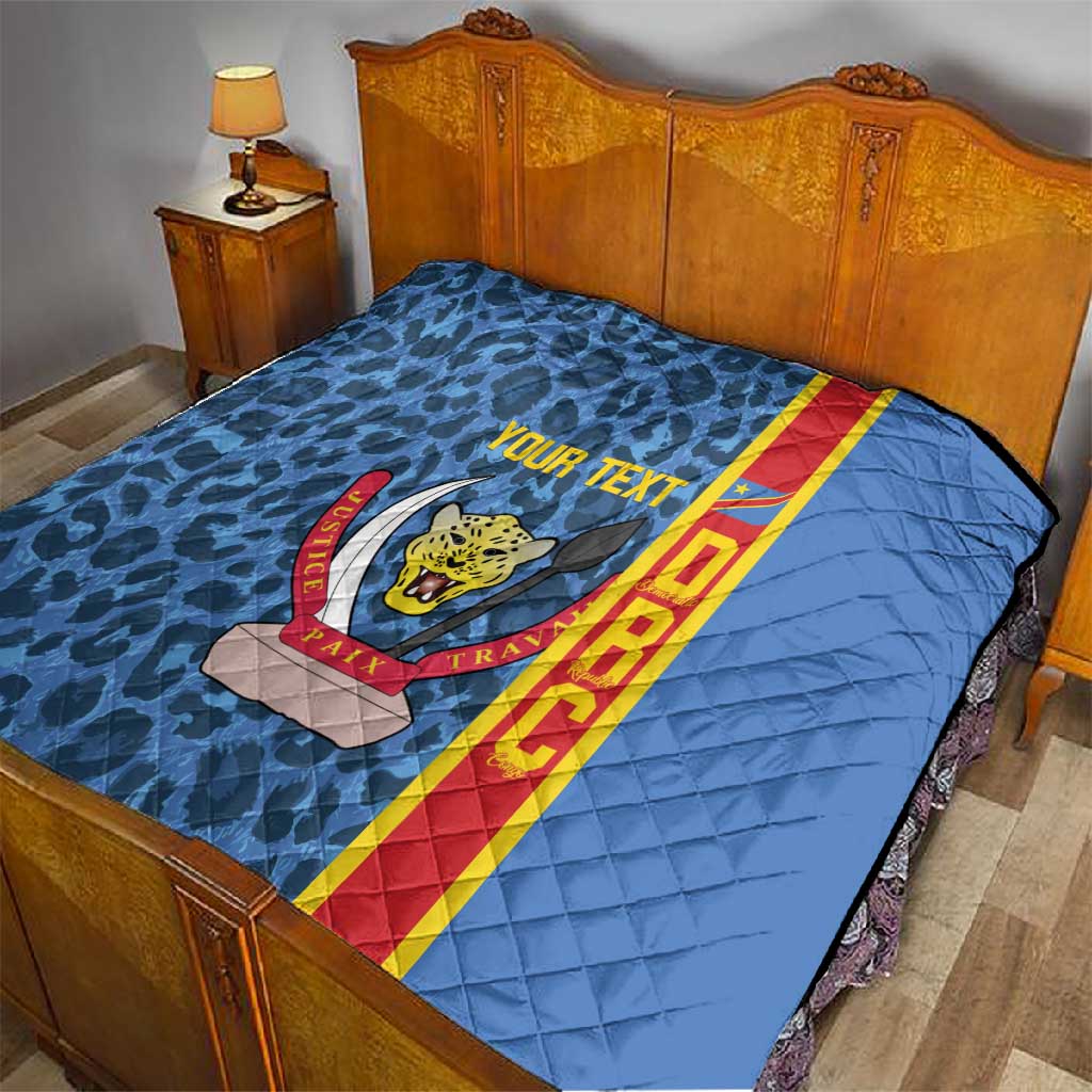 Afro Basketball Custom DR Congo Quilt Come On Leopards Skin Pattern LT14