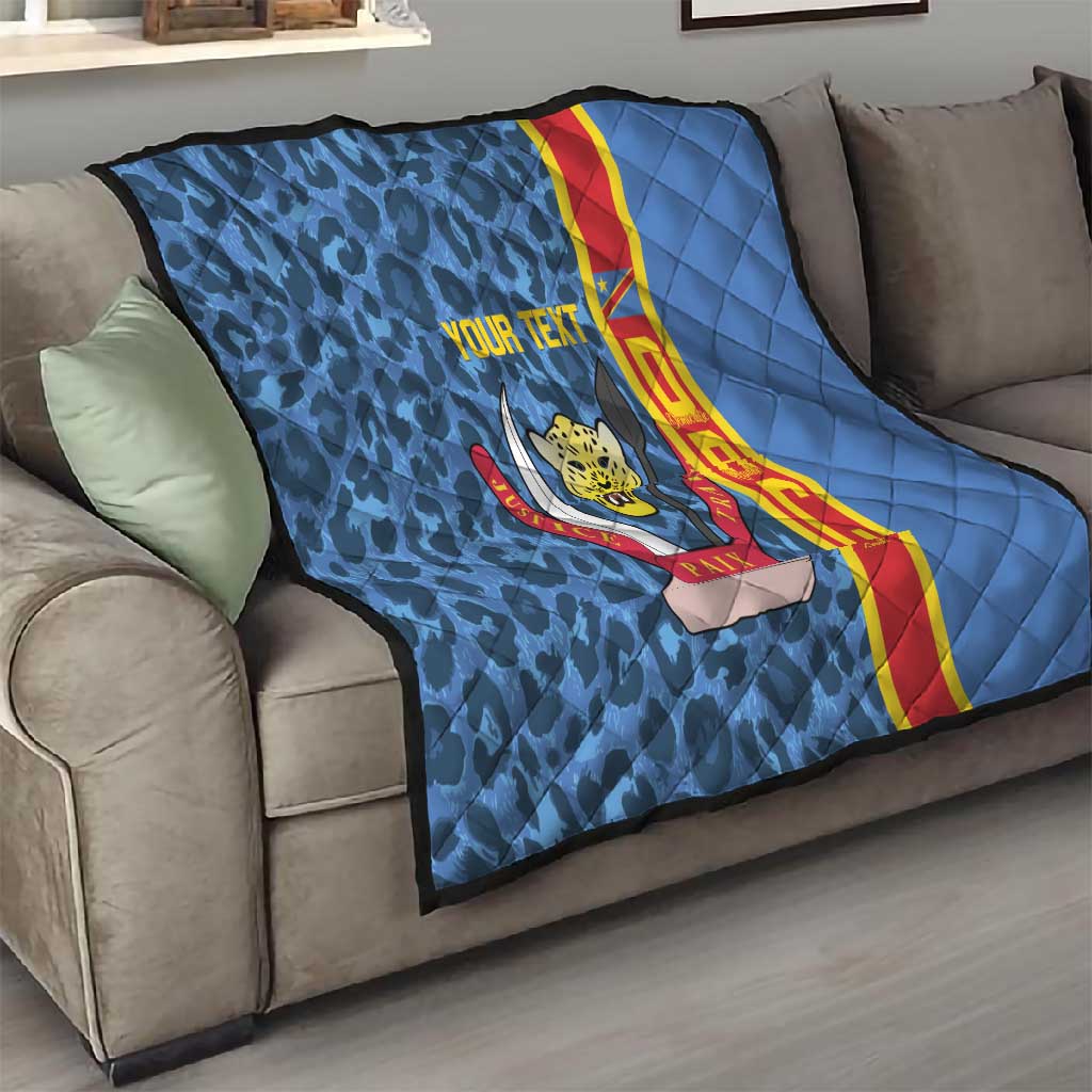 Afro Basketball Custom DR Congo Quilt Come On Leopards Skin Pattern LT14