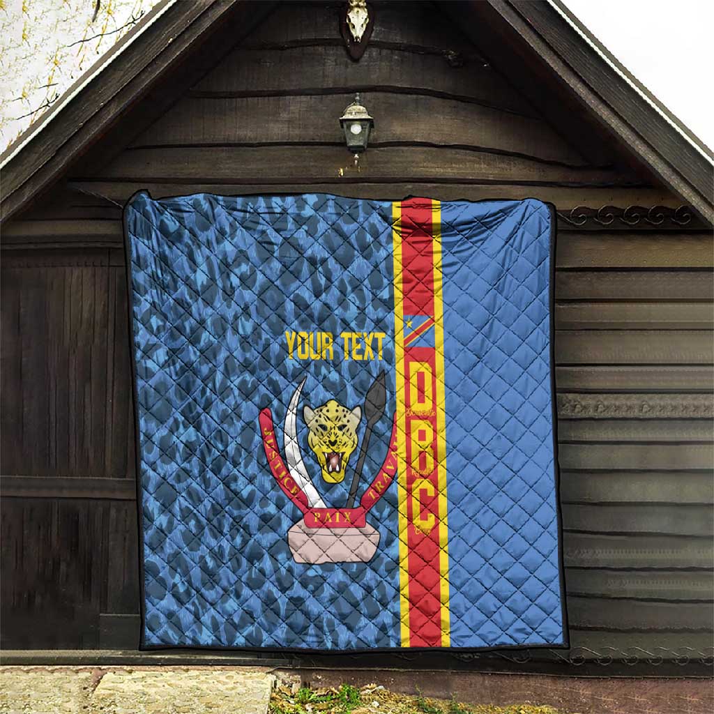 Afro Basketball Custom DR Congo Quilt Come On Leopards Skin Pattern LT14