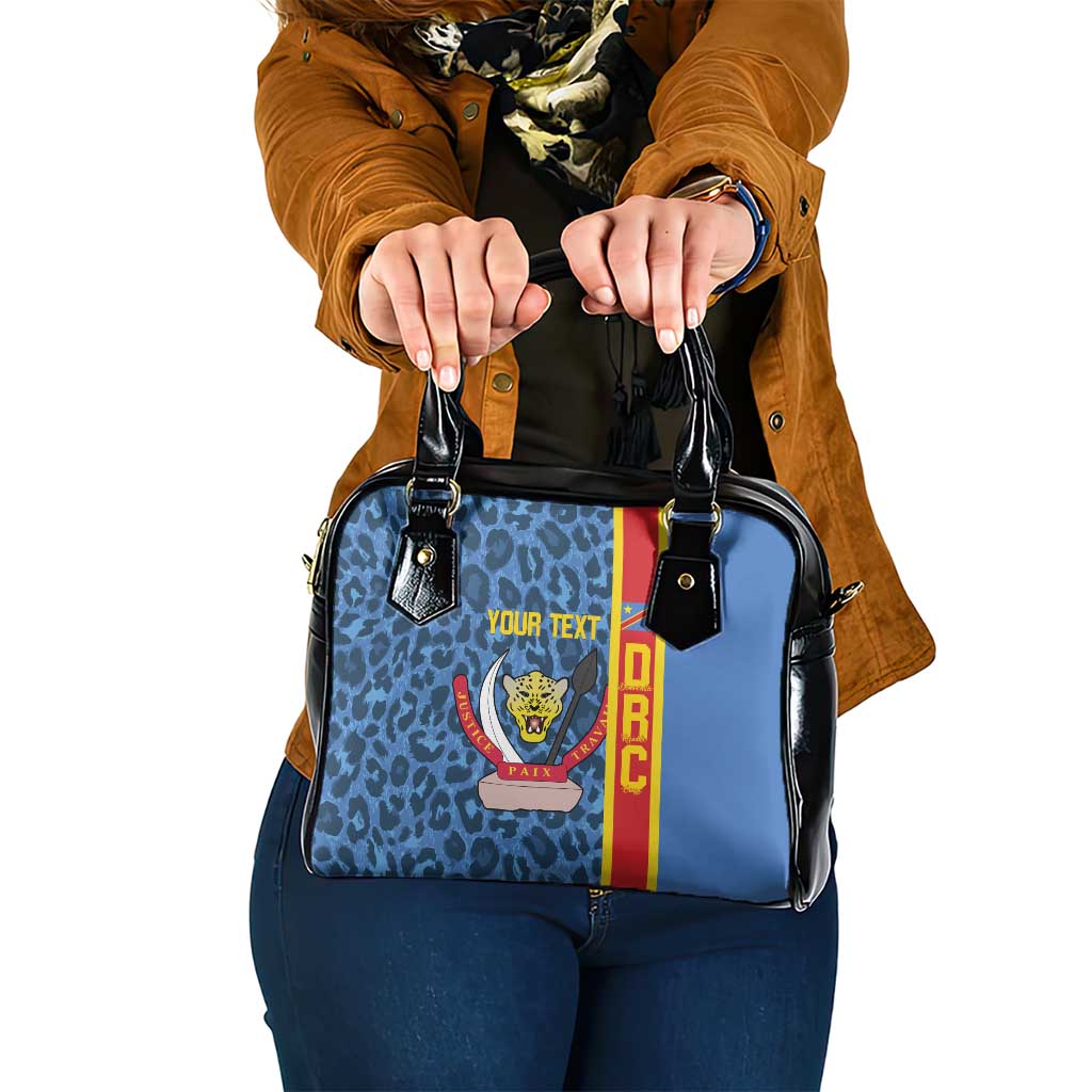 DR Congo Basketball Custom Shoulder Handbag Come On Leopards Skin Pattern LT14