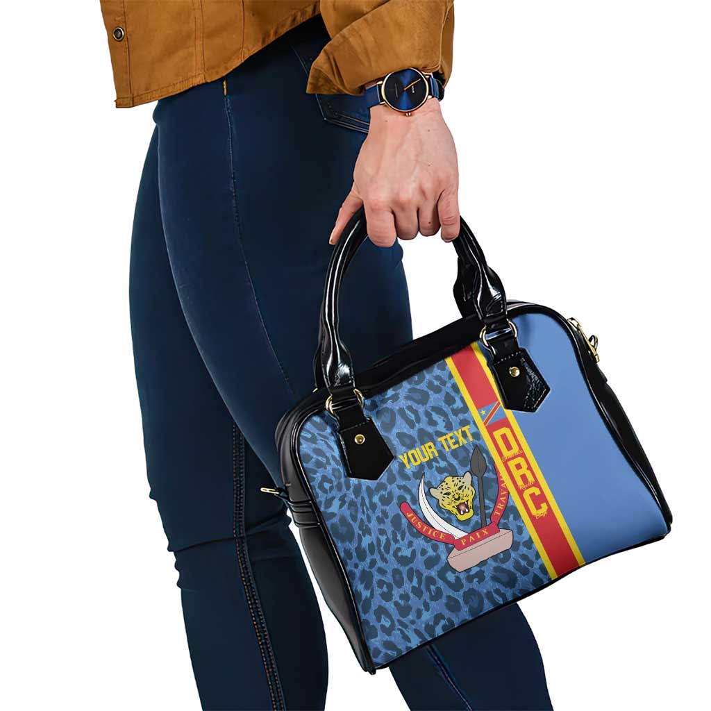 DR Congo Basketball Custom Shoulder Handbag Come On Leopards Skin Pattern LT14