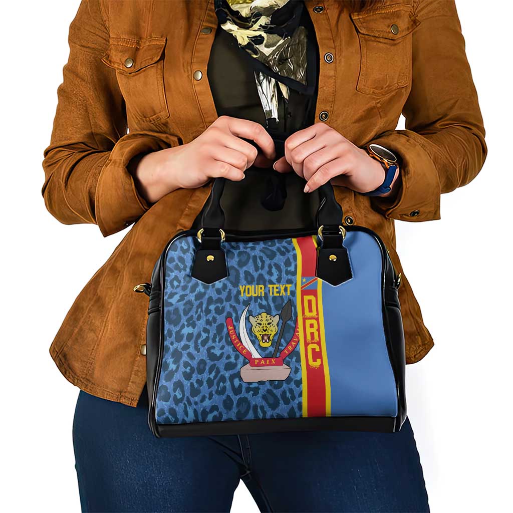 DR Congo Basketball Custom Shoulder Handbag Come On Leopards Skin Pattern LT14