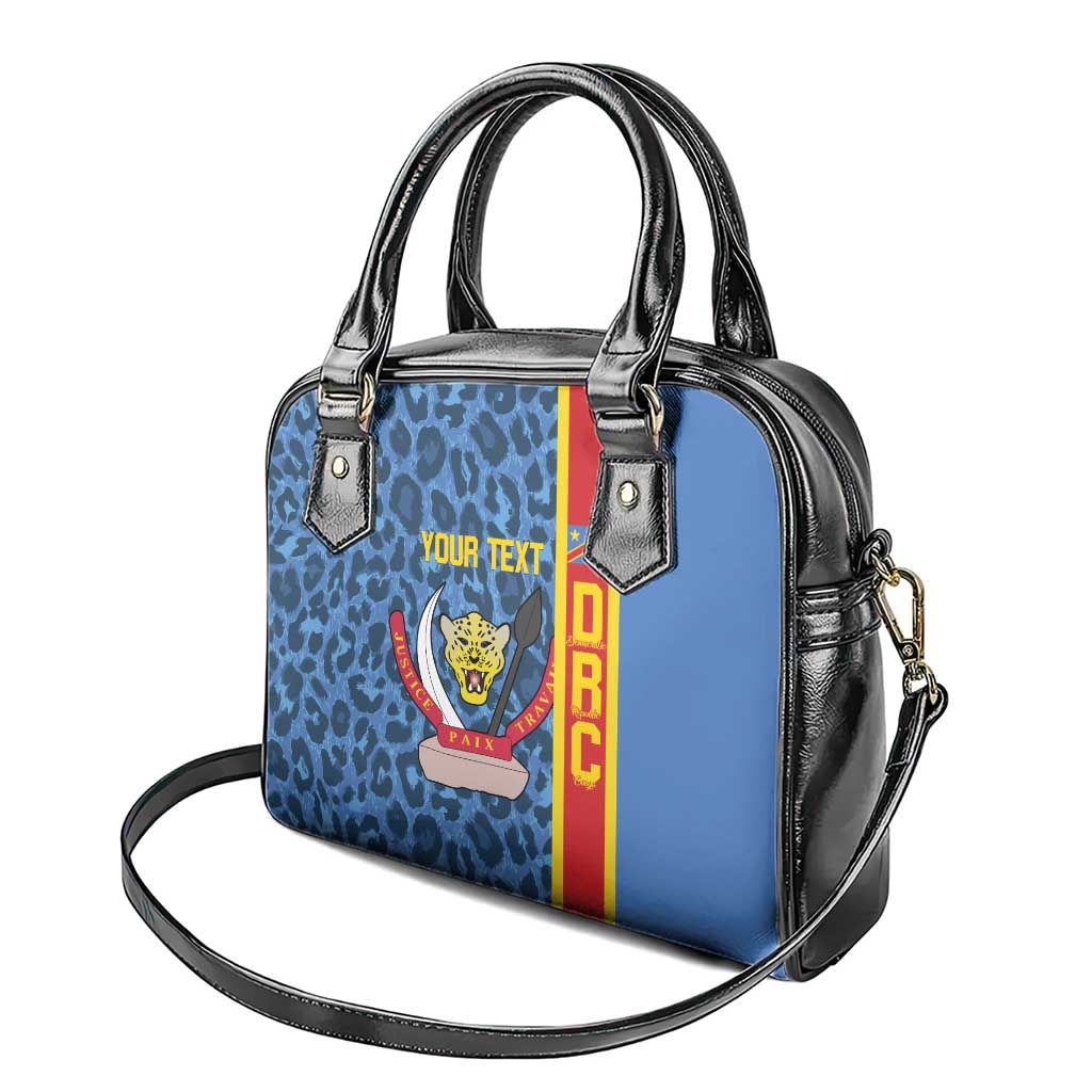 DR Congo Basketball Custom Shoulder Handbag Come On Leopards Skin Pattern LT14