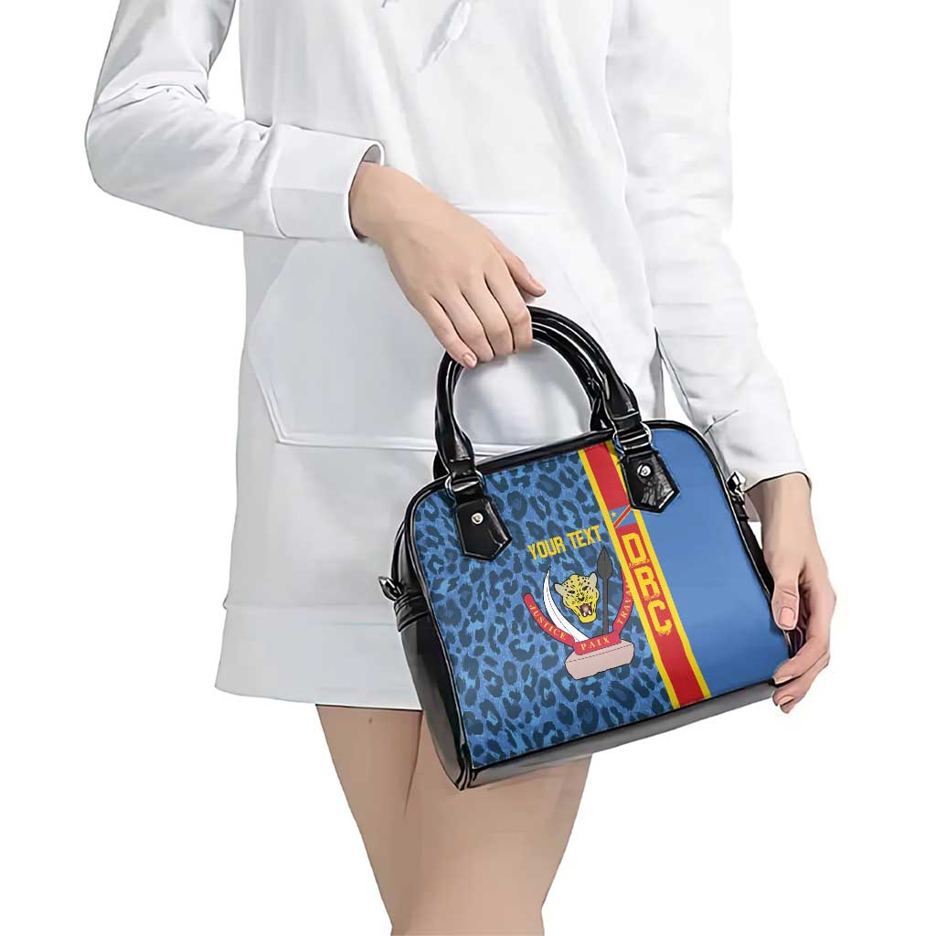 DR Congo Basketball Custom Shoulder Handbag Come On Leopards Skin Pattern LT14