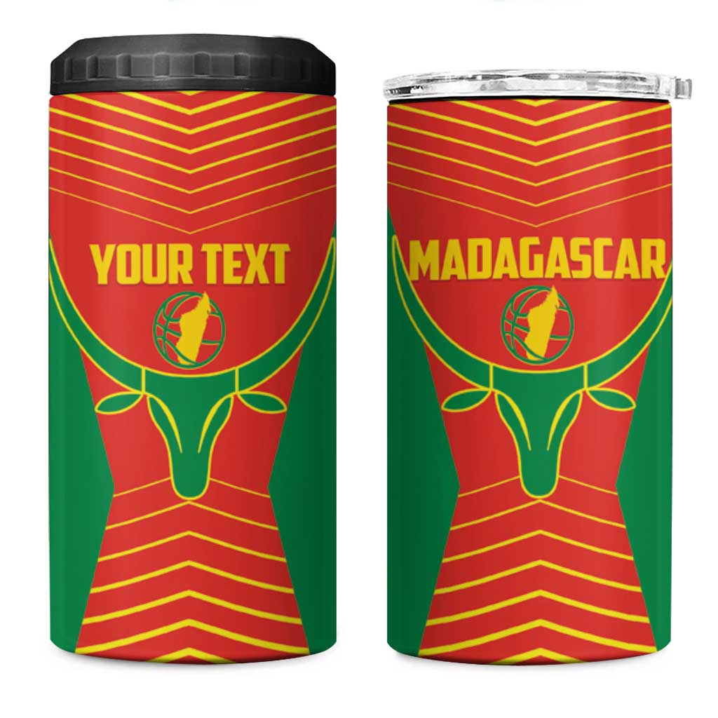 Afro Basketball Custom Madagascar 4 in 1 Can Cooler Tumbler Come On Angel Manzano LT14