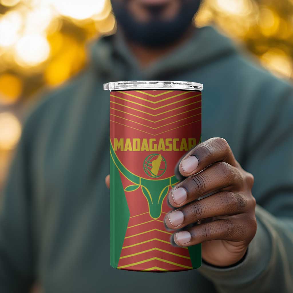 Afro Basketball Custom Madagascar 4 in 1 Can Cooler Tumbler Come On Angel Manzano LT14