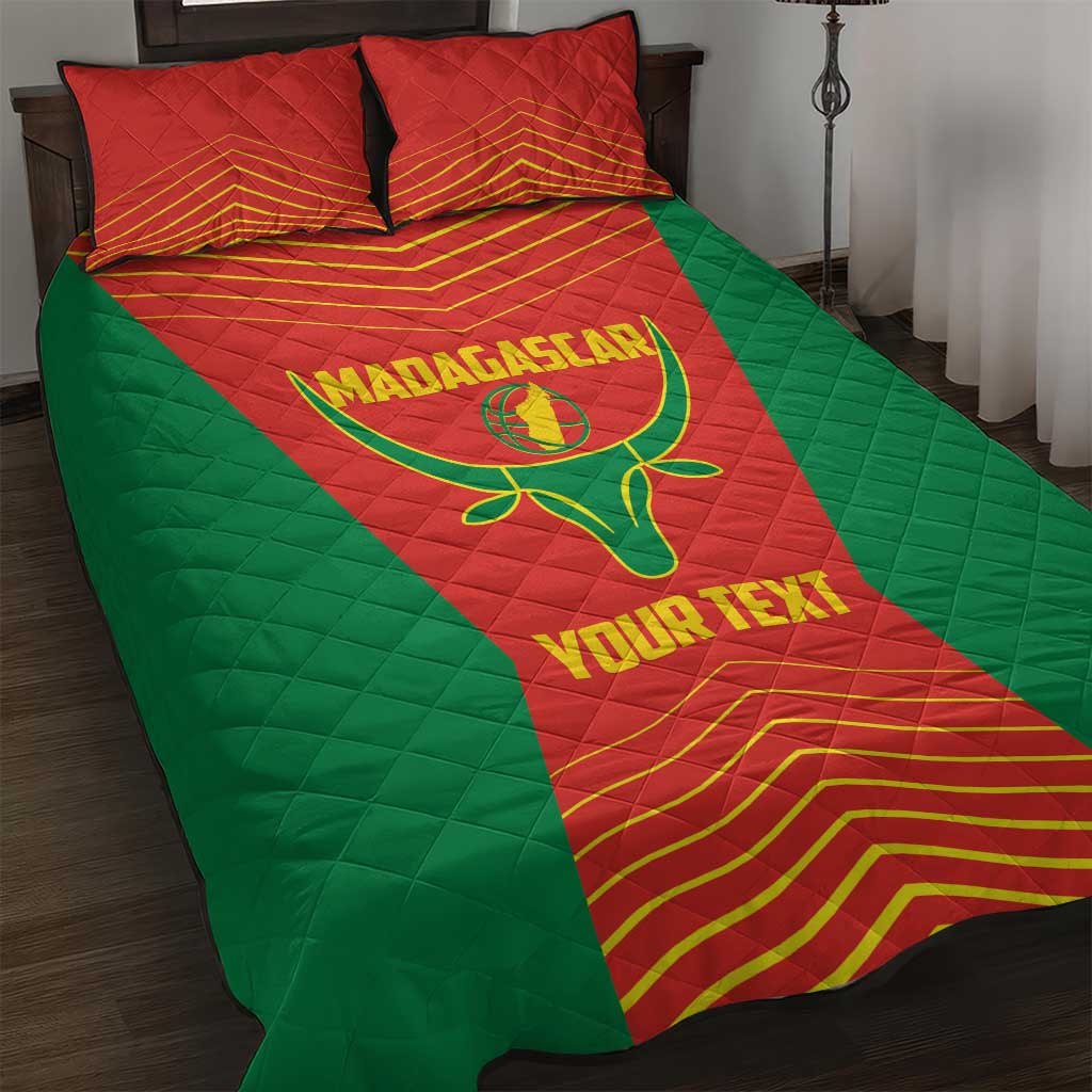 Afro Basketball Custom Madagascar Quilt Bed Set Come On Angel Manzano LT14