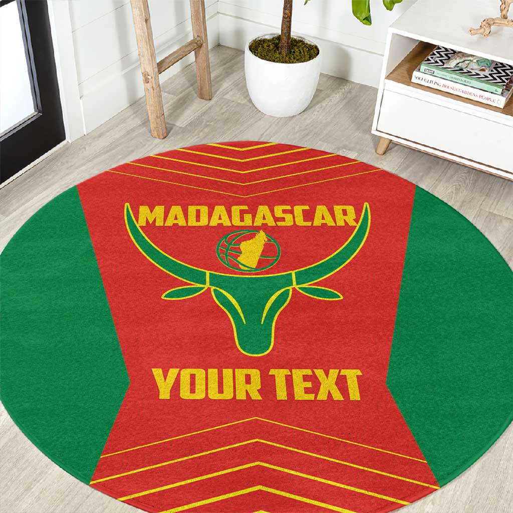 Afro Basketball Custom Madagascar Round Carpet Come On Angel Manzano LT14