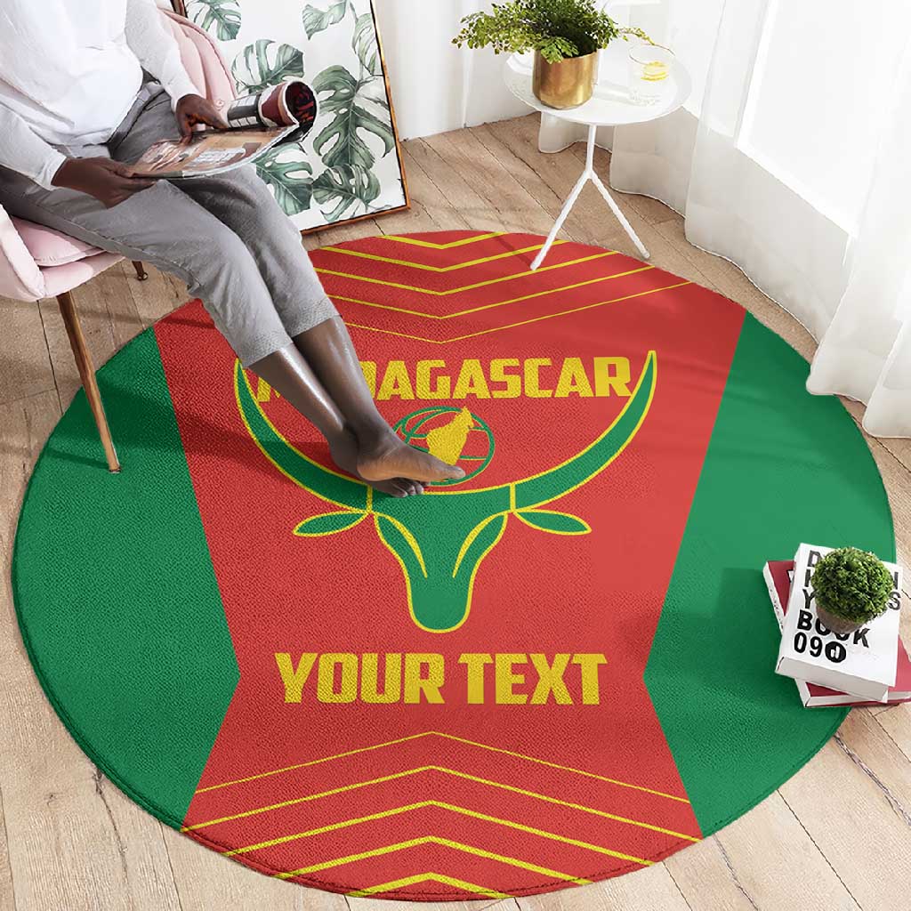 Afro Basketball Custom Madagascar Round Carpet Come On Angel Manzano LT14