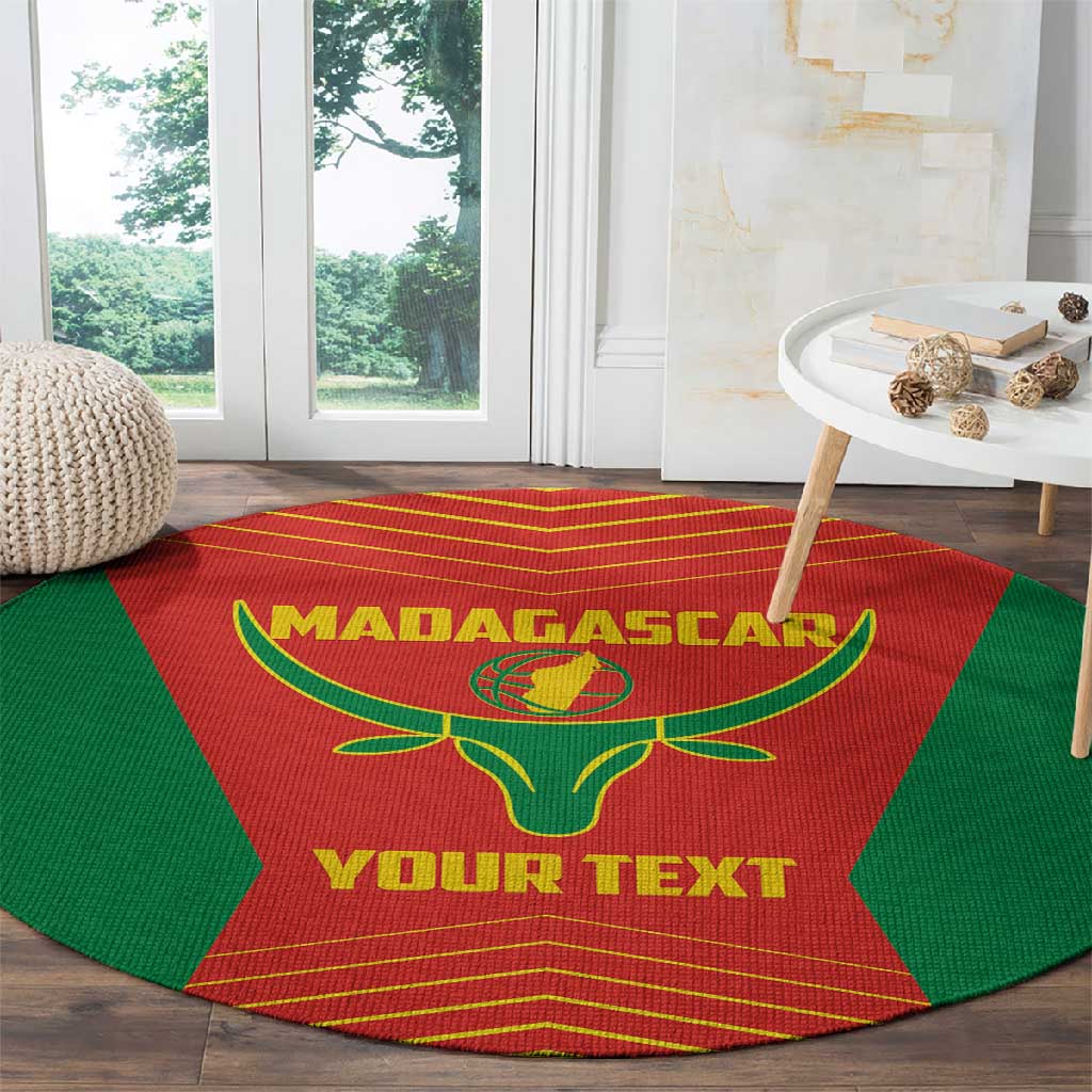 Afro Basketball Custom Madagascar Round Carpet Come On Angel Manzano LT14