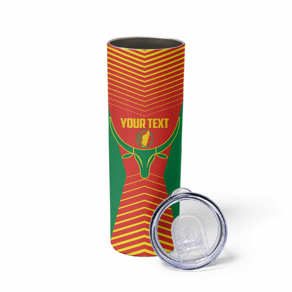 Afro Basketball Custom Madagascar Skinny Tumbler Come On Angel Manzano LT14