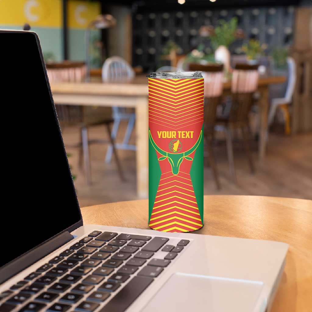 Afro Basketball Custom Madagascar Skinny Tumbler Come On Angel Manzano LT14