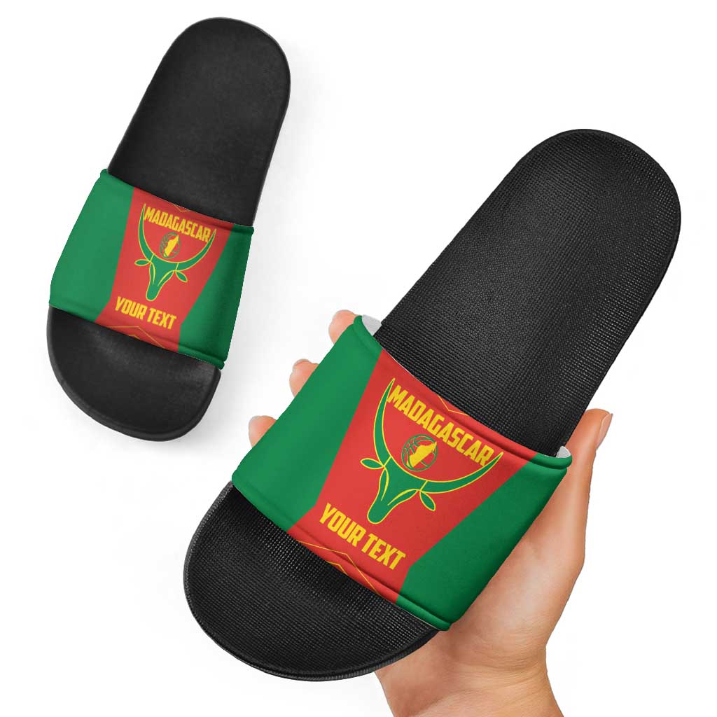 Madagascar Basketball Custom Slide Sandals Come On Angel Manzano LT14