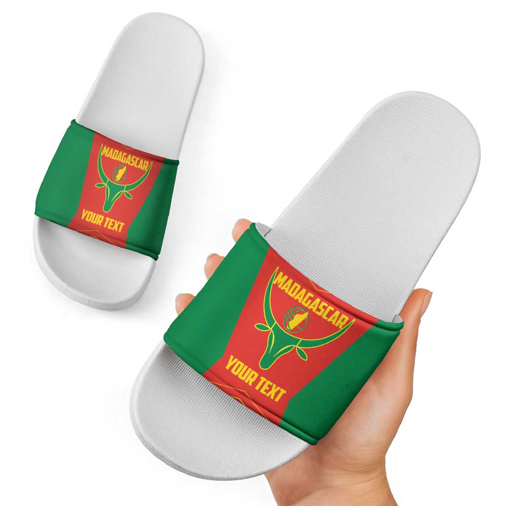 Madagascar Basketball Custom Slide Sandals Come On Angel Manzano LT14