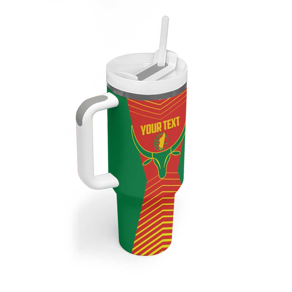 Afro Basketball Custom Madagascar Tumbler With Handle Come On Angel Manzano LT14