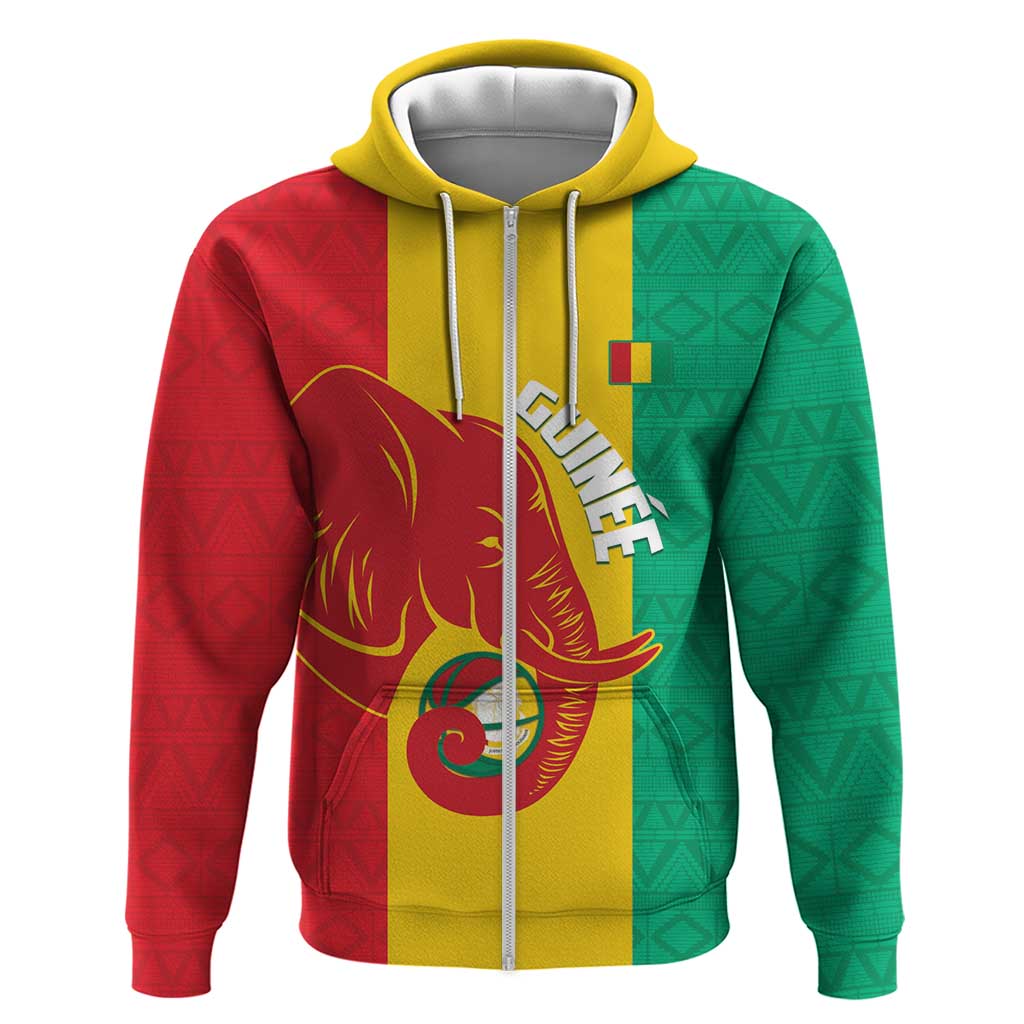 Guinea Basketball Custom Hoodie Syli Nationale African Pattern LT14