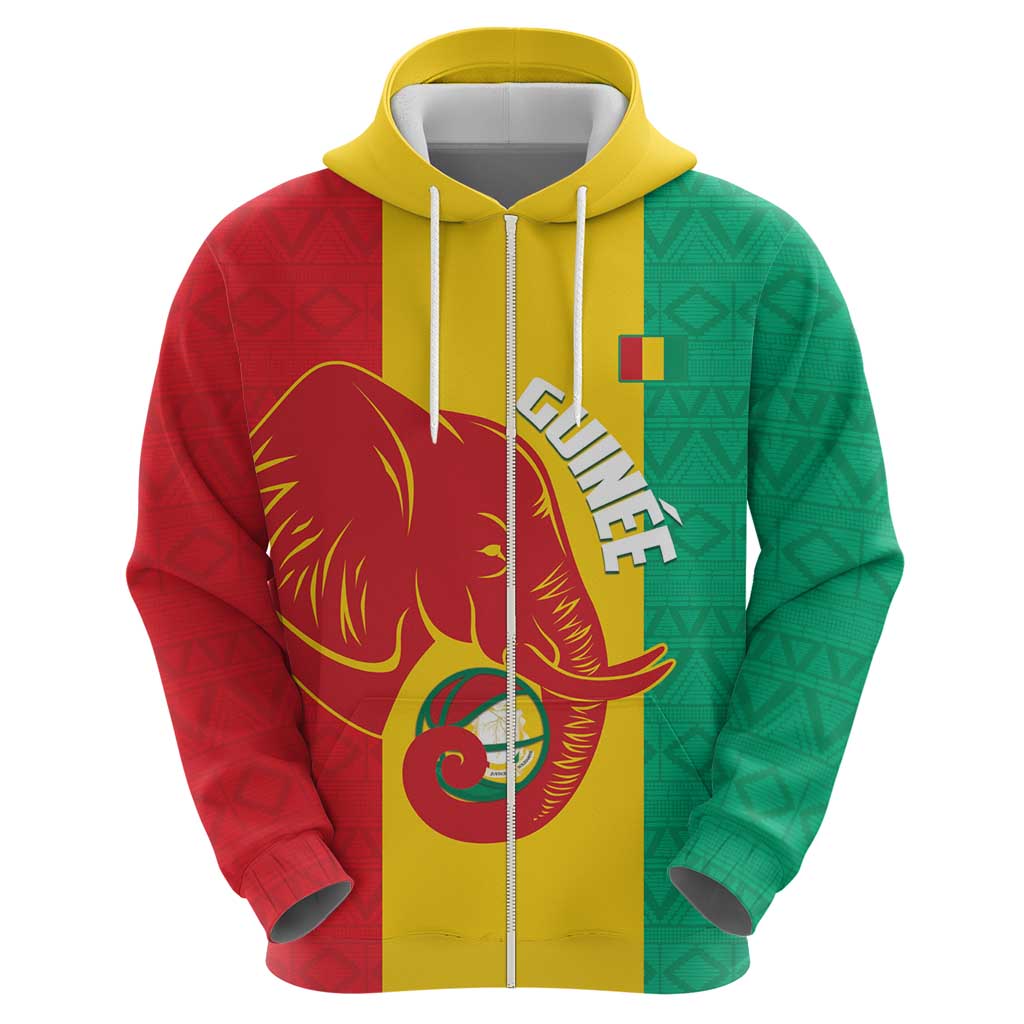 Guinea Basketball Custom Hoodie Syli Nationale African Pattern LT14