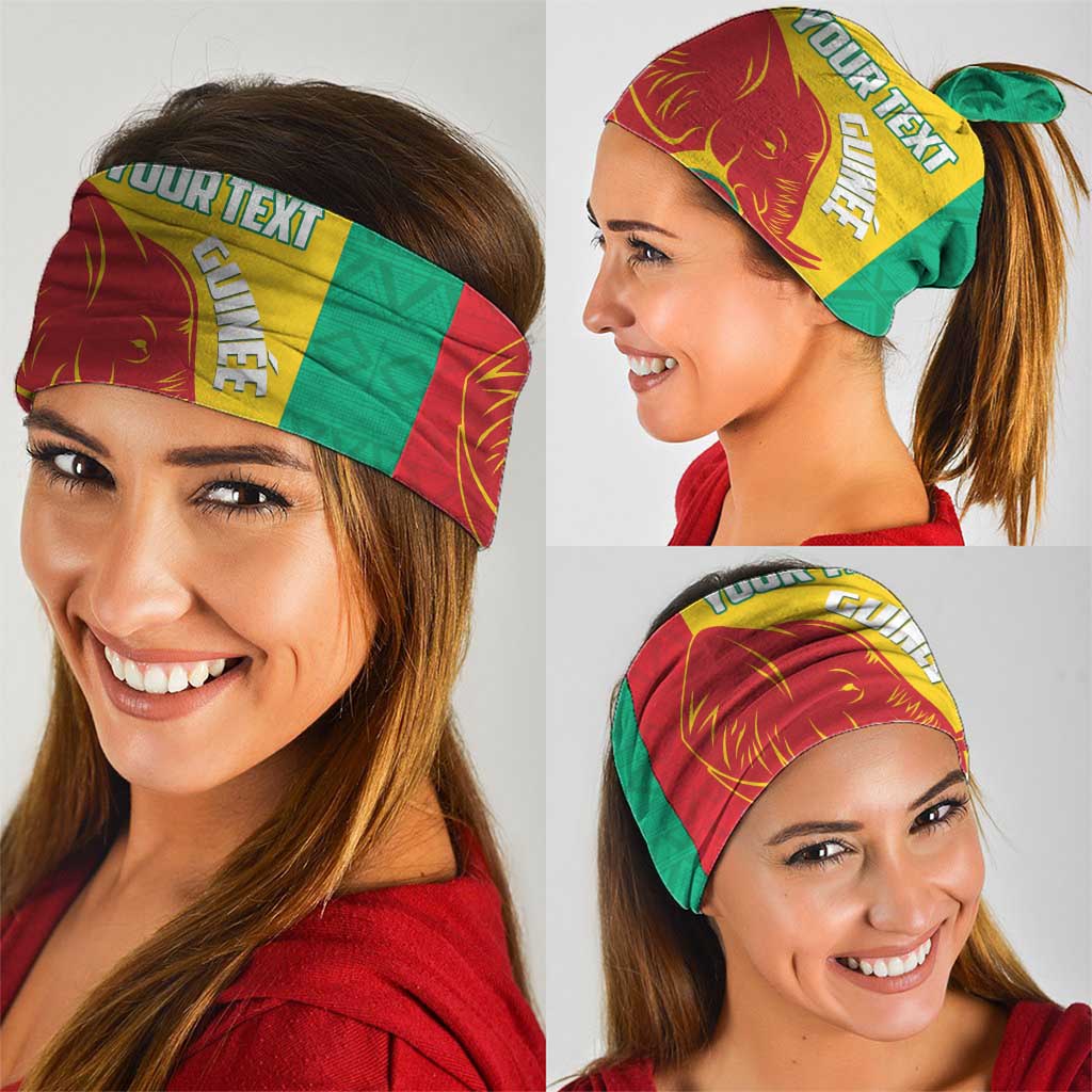 Guinea Basketball Custom Neck Gaiter Syli Nationale African Pattern LT14