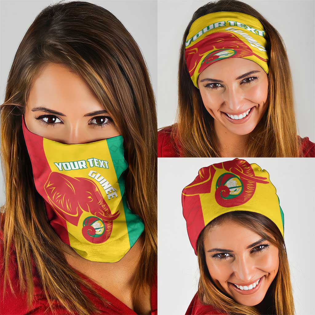Guinea Basketball Custom Neck Gaiter Syli Nationale African Pattern LT14
